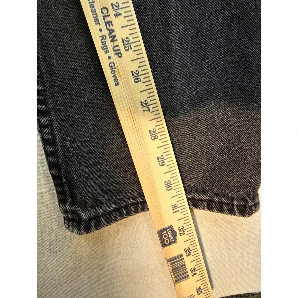 Vintage 90s Levis 550 White Tab Black Jeans USA Made 36x32 Relaxed Grunge